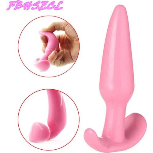 FBHSECL Silicone Anal Plug Beads Sex Toys for Women Jelly Toys Adult Butt Plug Sex Products Sex Shop