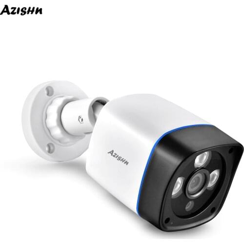 AZISHN 1080P IP Camera onvif Motion Detection RTSP Outdoor Waterproof Indoor Video Security Surveillance Bullet 48V POE CCTV Cam