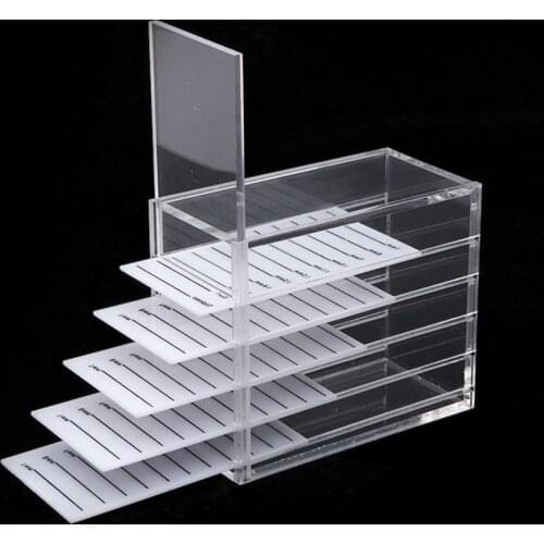 False Eyelashes Storage Box Acrylic Pallet Lash Holder For Eyelash Extension Organizer Lash Display Stand Makeup Cosmetic Tools