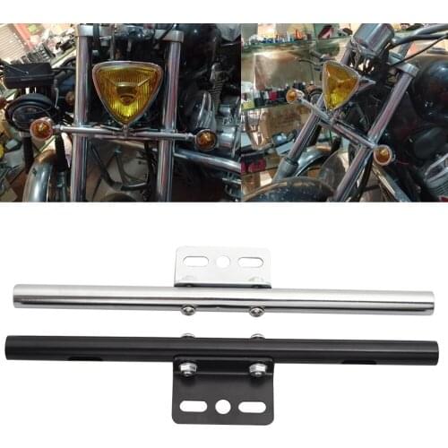 Motorcycle Turn Signal Indicator Light Bracket Short Mount Brake Light Tube Bar For Harley Honda Suzuki Cafe Racer Chopper Bob