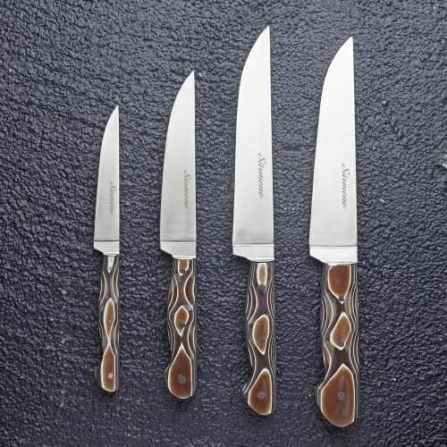 100% Handmade 4-Piece Knife Sets