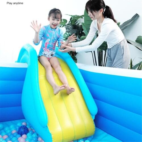 Inflatable Pool Water Slide Pool Party Kids PVC Slide Indoor Outdoor Children Water Playing Toys Swimming Accessories