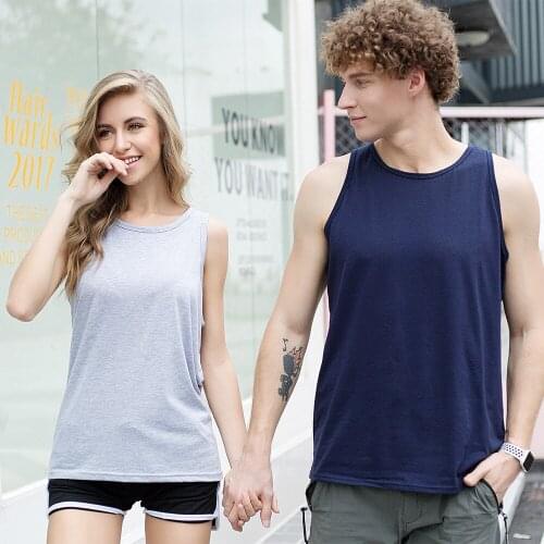 Solid Color Brand Bodybuilding Clothes Fitness Men Gym Tank Top Vest Stringer Sportswear Sleeveless Shirt mens tank tops