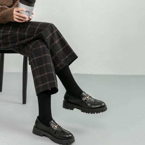 Autumn Winter Plaid Pants Women 2020 Korean High Waist Woolen Pants Plus Size Trousers Women femme pantalon