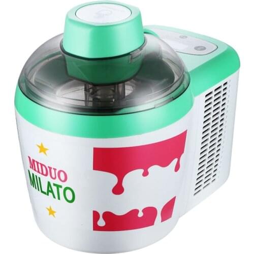 Fully Automatic Ice Cream Machine Dessert Machine Household Fruit DIY High Capacity 600ML Self-cooling