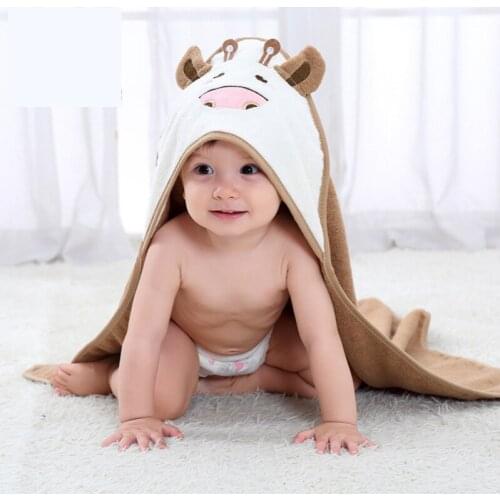 Baby Poncho Bath Towel Bebe Toalla Velvet 90*90cm Fleece Hood Infant Towels Blanket Newborn Baby Hooded Towel Infant Babies Spa