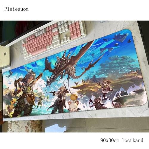 Final fantasy xiv mouse pad 90x30cm gaming mousepad anime cute office notbook desk mat hot sales padmouse games pc gamer mats