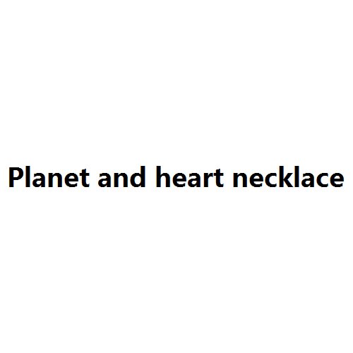 Retro Charm Sweet Heart Planet Pendant Luxury Choker Necklace Cool Crystal Saturn Chain Necklace for Women Girls Party Jewelry