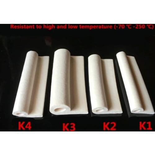 Silicone foam 9 note high temperature sealed strip oven seal silicone sponge P type of high temperature foam rubber sponge