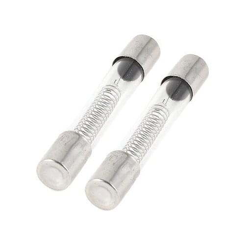 Glass Tube Fuse High Voltage 0.75A 5kV 6mm x 40mm for Microwave Oven 2 Pcs