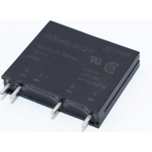 Solid state relay G3MB-202P-5VDC G3MB-202P-5V G3MB-202P DC-AC PCB SSR In 5VDC,Out 240V AC 2A
