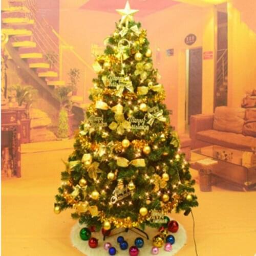 1.8m / 180cm Christmas tree decoration package encryption luminous Christmas decorations Christmas tree ornaments Garden Mall