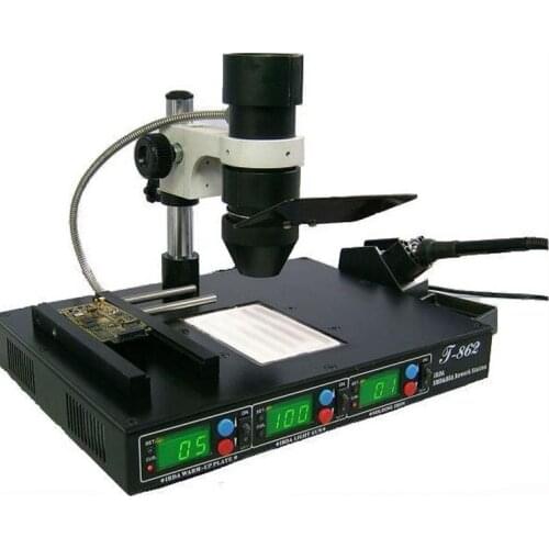 220V 110V PUHUI T-862 BGA Rework Station T862 Infrared SMT SMD IRDA BGA Soldering Welder T 862