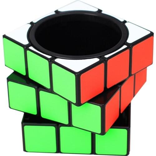 3 Layer Pen Savings Bank Magic Cube Magnetique Children Coin Bank Pen Container Creative Multifunctional Piggy Bank Speed Cube