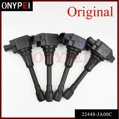 4 x Ignition Coil 22448-JA00C 22448-ED000 For Nissan Altima Sentra Infiniti FX50 22448JA00C 22448ED000