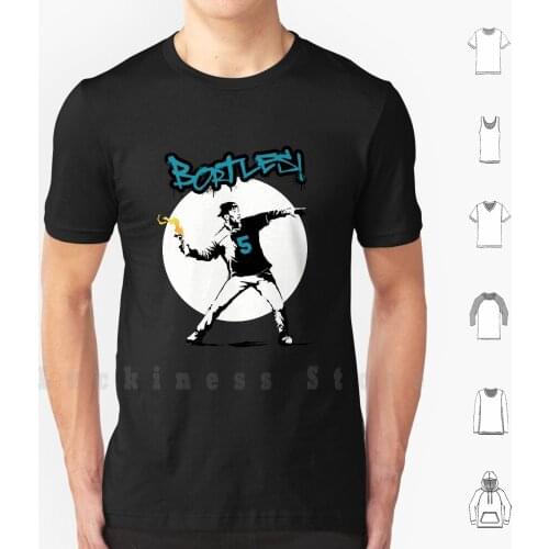 Bortles! T Shirt DIY Cotton Big Size 6xl The Good Place Molotov Cocktail Street Art Jacksonville Florida Tgp Mendoza Jason Duval
