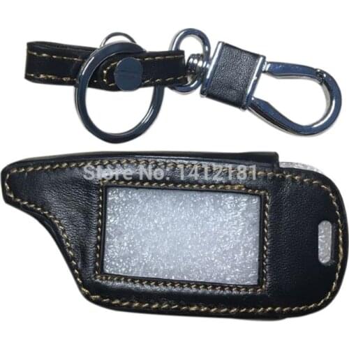 Genuine Leather Key Case For StarLine B9 B6 A91 A61 Jaguar ez-one EZ-6 EZ-5 EZ-3 EZ-alpha EZ-Beta KGB FX-5 FX-7 FX-3 FX5 FX7 FX3