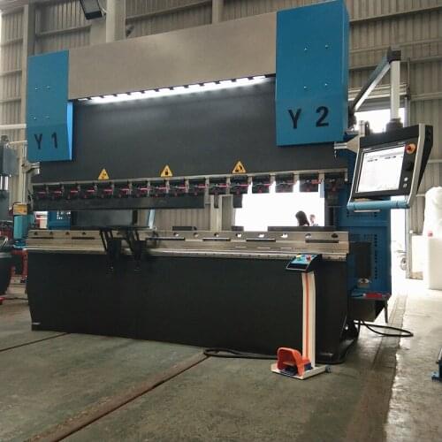 Machine hydraulic bending Machine, CNC sheet metal press brake, DA66T 8 + 1 Axis controller, folding steel plate inoxyable
