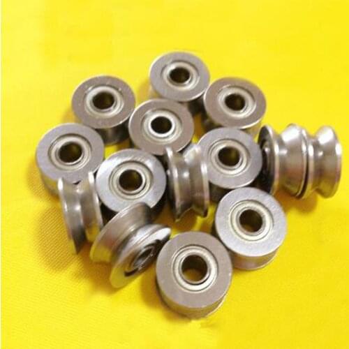 Miniature bearing wire bearing pulley bearing V624ZZ V623ZZ with V-groove size 4 * 13 * 6mm shaft