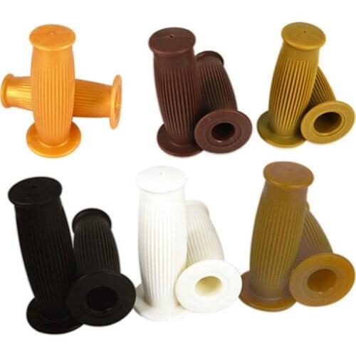 Pair 1'' 25MM Bottle Handlebar Rubber Hand Grips Motobike MX Pit Dirt Bike Cruiser Chopper Cafe Racer Old School Bobber Touring