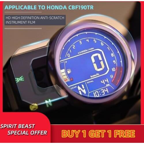 Spirit Beast Retro Motorcycle speedometer TPU Scratch Protection Film Dashboard Screen Instrument Film For Honda CBF190TR