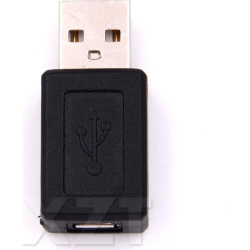 PZ newest 10pcs Micro usb b female 5p to USB 2.0 male plug charger adapter Socket converter head for Phone tablet