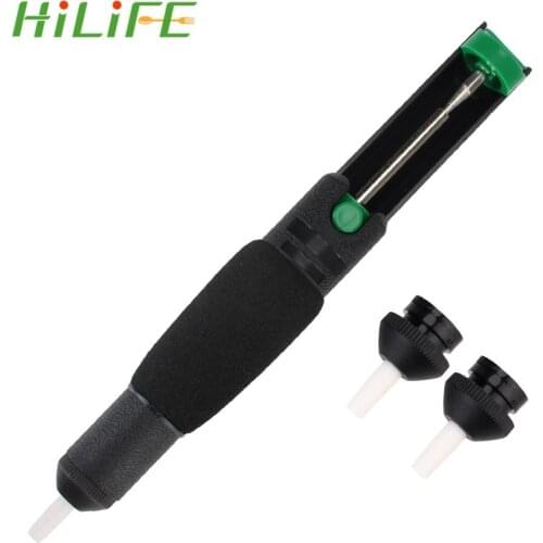Hand Welding Tools Anti-skid Handle Vacuum Soldering Iron Desolder Gun Suction Tin Powerful Desoldering Pump Soldering Sucker