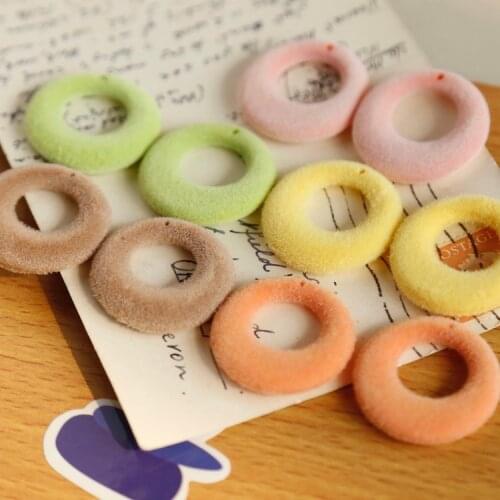 Cute flocking ring, vintage pendants, DIY earrings, DIY earrings, accessories, handmade materials