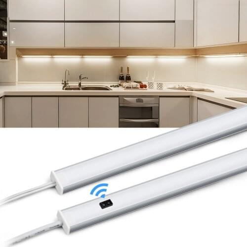 30/40/50cm Hand Sweep Sensor Smart LED Cabinet lights Bar Tube 12V High Bright Wardrobe lamp For Bedroom Kitchen lighting