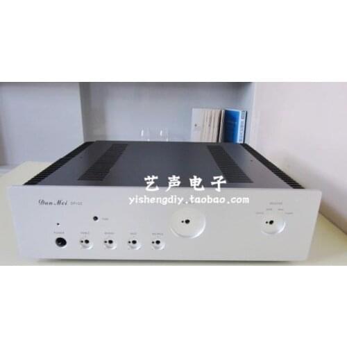 358*378*100MM SP-22 all-aluminum amplifier chassis amplifier case box External Heat Dissipation Pre-amplifier chassis