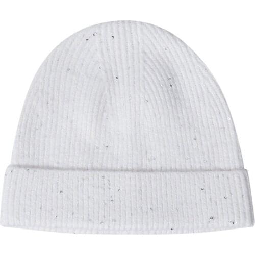 Winter Hat Women Beanie Wool Brim Warm Autumn Outdoor Skiing Sports Accessory For Teenagers