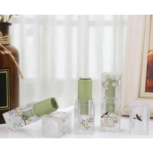 1pc 3.5ml Empty Lipstick Tube Small Fresh Scrub Square Lip Balm Container Lip Tubes Diy With Sample Pack Bottle Makeup Tool