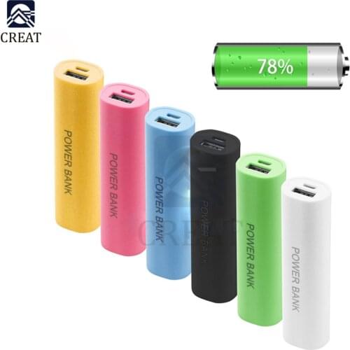 Portable Mobile USB Power Bank Charger Pack Box Battery Case For 1 x 18650 DIY