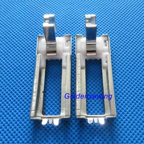 2 PCS Low Shank Sewing Machine Slide Button Hole Foot Fits Most Models BLB299