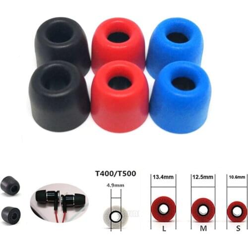ANJIRUI T500 (L M S) 4.9mm Caliber Ear Pads/cap memory ear foam eartips for in ear Headphones tips Sponge ear pads earphones