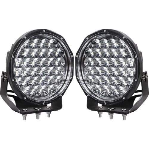9 Inch Round Led Driving Light Spot Light Pod for Wrangler Excavator,Bulldozer Excavator Forklift, Offroad,4WD 4X4 ATV (1Pair)