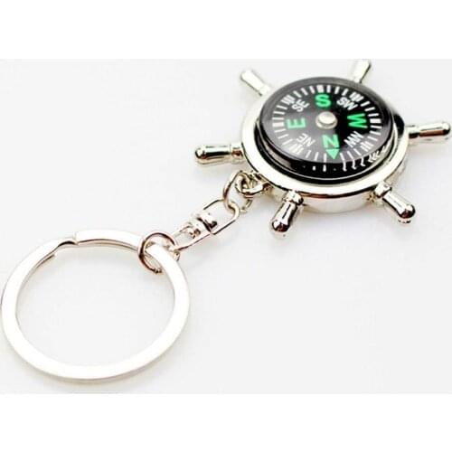 Creative Compass Pendant Car Keychain Purse Bag Key Ring Men Women Ornament брелок для ключей брелок для ключей авто Key Rings