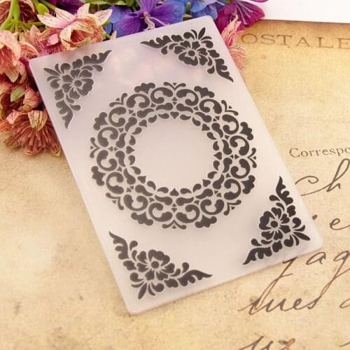 YPP CRAFT Flowers Embossing Folders for DIY Scrapbooking Paper Craft/Card Making Decoration Supplies