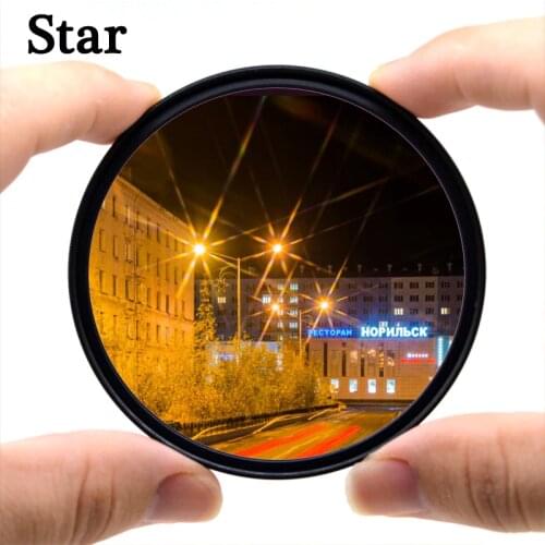 KnightX Star Line 4x Filter For canon nikon color dslr accessories 700d 400d 200d d70 49mm 52mm 55mm 58mm 62mm 67mm 72mm 77mm