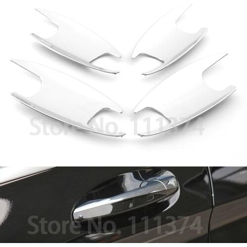 Chrome Door Handle Bowl Cover Trim For Mercedes Benz GLC X253 2015-2019 C E W205 W213 Decoration Accessories