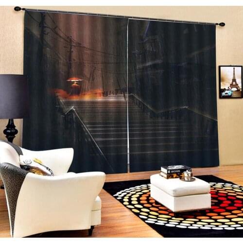 Personality curtains Customized size Luxury Blackout 3D Window Curtains For Living Room