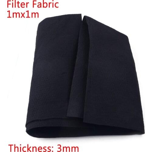 LETAOSK 1m x 1m Black Air Conditioner Activated Carbon Absorb Waste Gas Purifier Pre Filter Fabric Pad Sheet