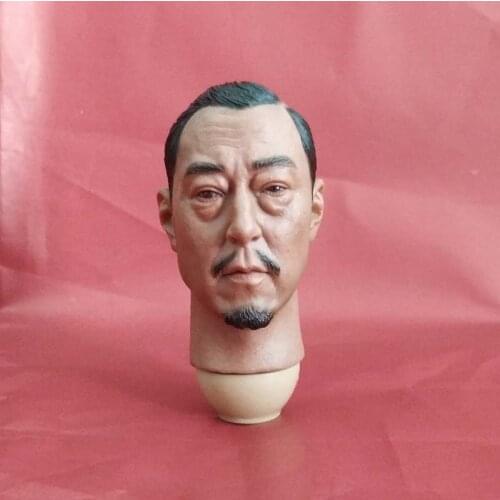 1/6 Scale Kung Fu Hustle Head Sculpt Danny Kwok-Kwan Chan Head Carving Model Toy for 12in Action Figure Toy