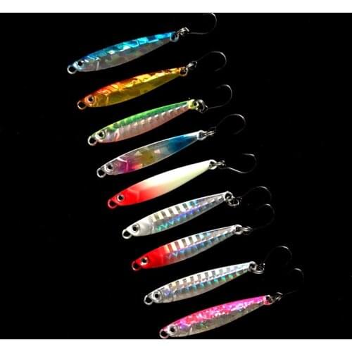 Hot Sale 1 Pieces5g 7gMetal Lure Fishing Spoon Freshwater Fishing Hard LureSliceJigBait Spoon Fishing Tackle Metal Jigging
