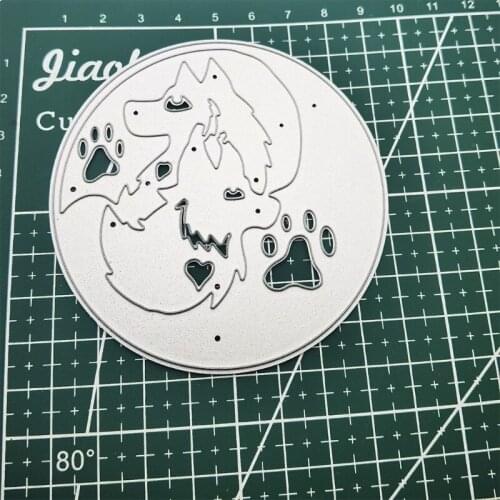 Wolf Metal Cutting Dies Stencil DIY Scrapbooking Album Paper Card Template Mold Embossing Decoration