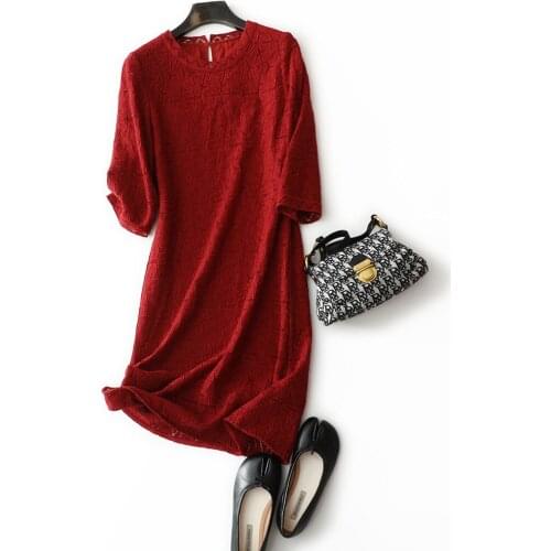 Unstoppable elegant femininity ~ French single cotton water soluble lace dress