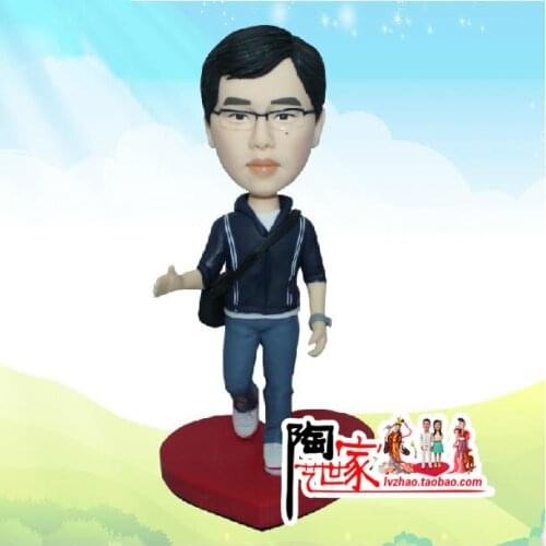 2019 new arrival Custom clay figurine mini wax figure birthday Christmas Valentines gift your boy girlfriend creative gifts