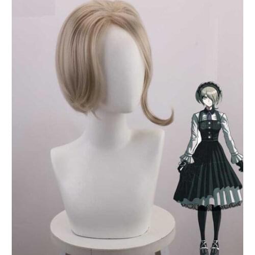 30CM Danganronpa V3: Killing Harmony Tojo Kirumi Wig Cosplay Costume Dangan Ronpa Heat Resistant Synthetic Hair Women Short Wigs