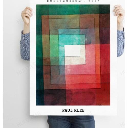 Paul Klee Exhibition Poster, Kunstmuseum Bern, Paul Klee Exhibition Print, Polyphony Framing White 1930, Home Decor