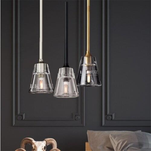 Industrial Long Pipe Pendant Lights Modern Restaurant Bar Iron Retro American RH Study Mirror Headlights Hanging Lamps Fixtures